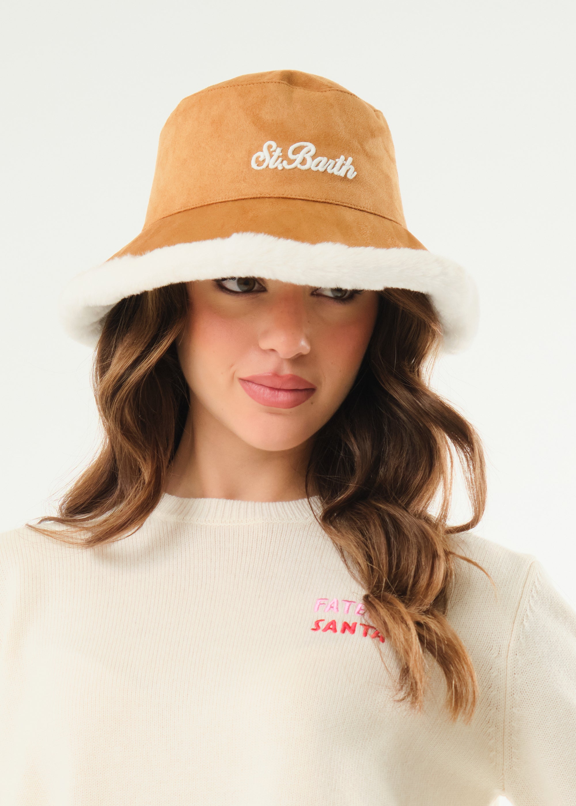 Cappello da pescatore double face