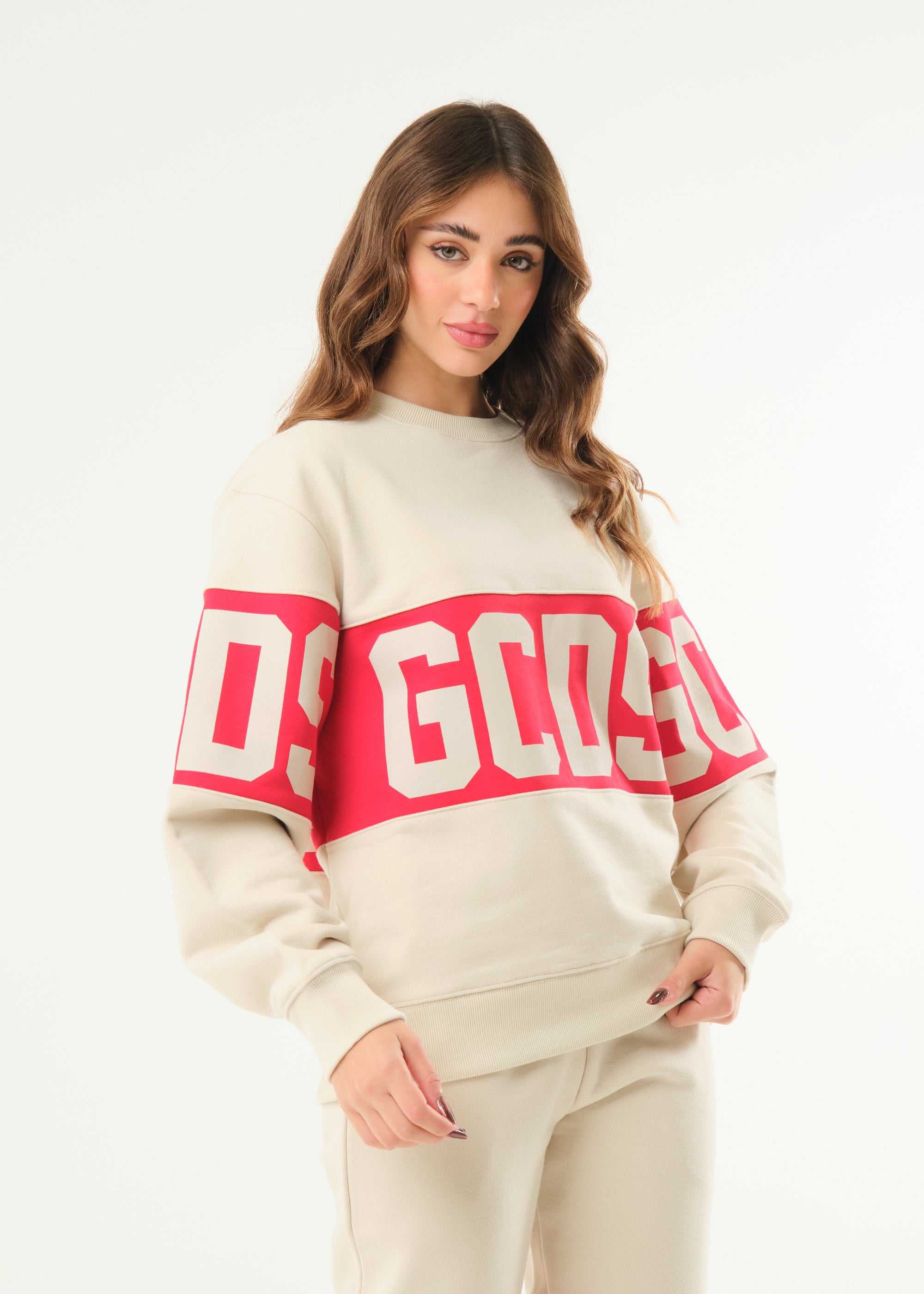 Felpa basic girocollo