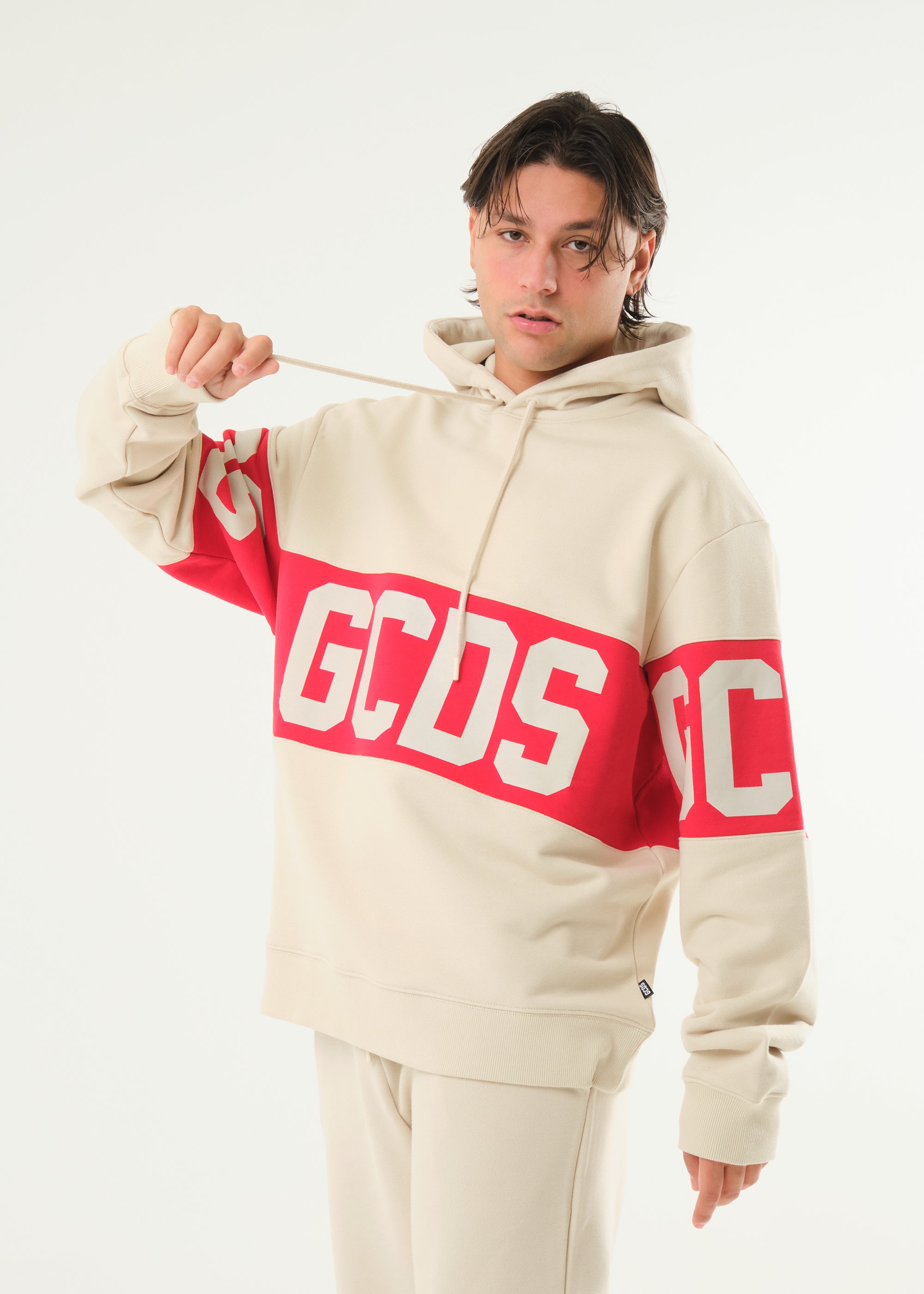 Felpa basic con cappuccio