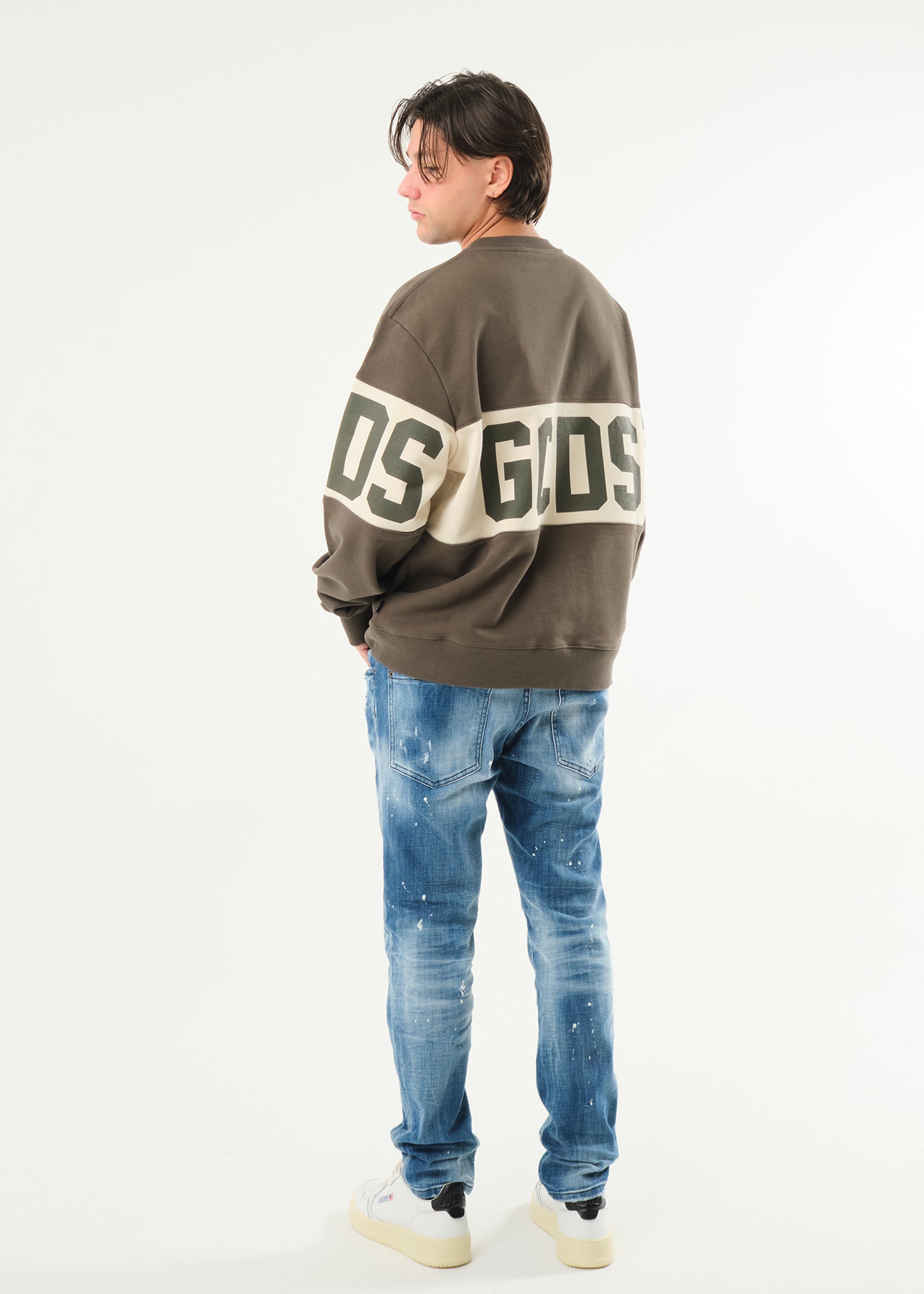 Felpa basic girocollo