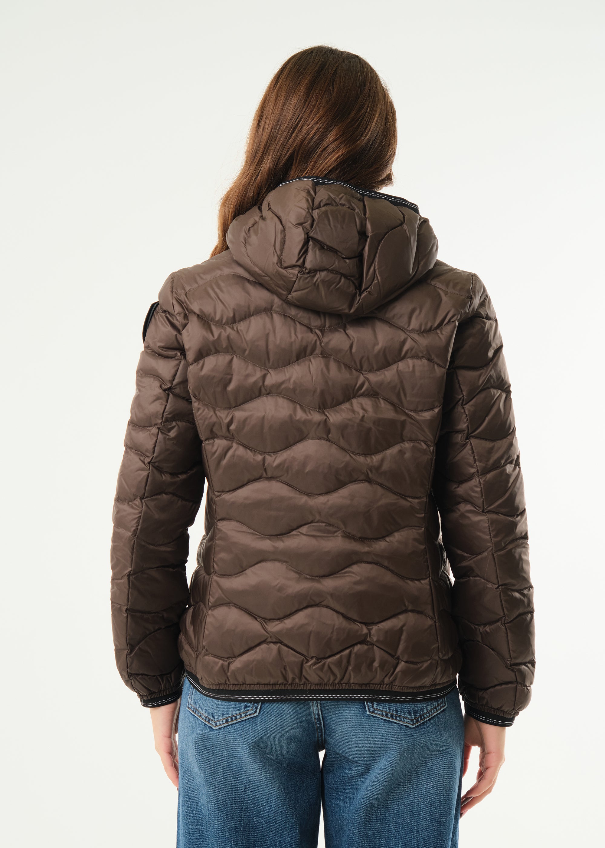 Piumino ad onde Camelia