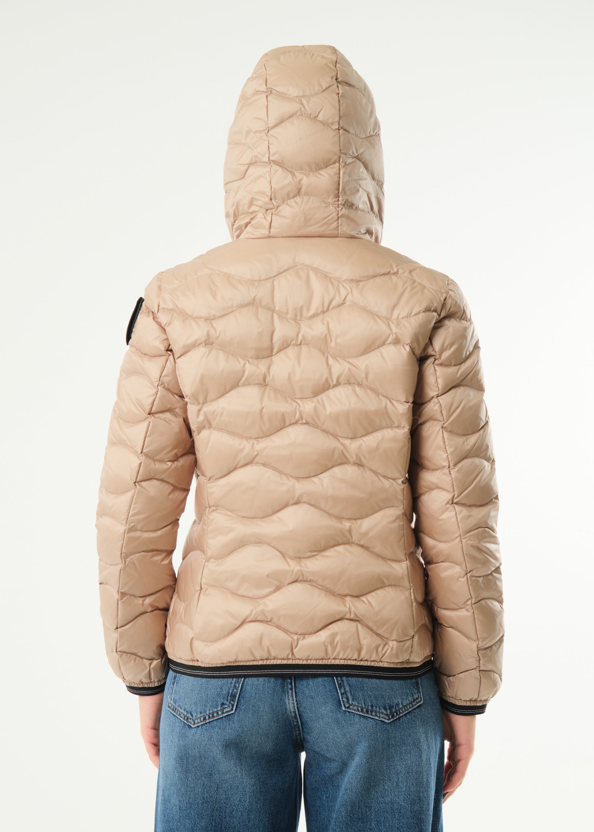 Piumino ad onde Camelia