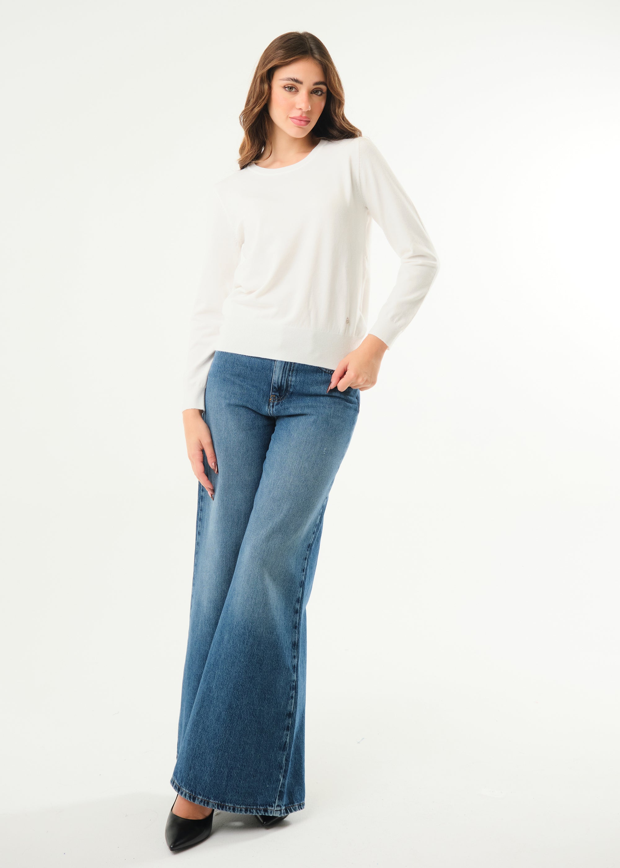 Maglia girocollo basic