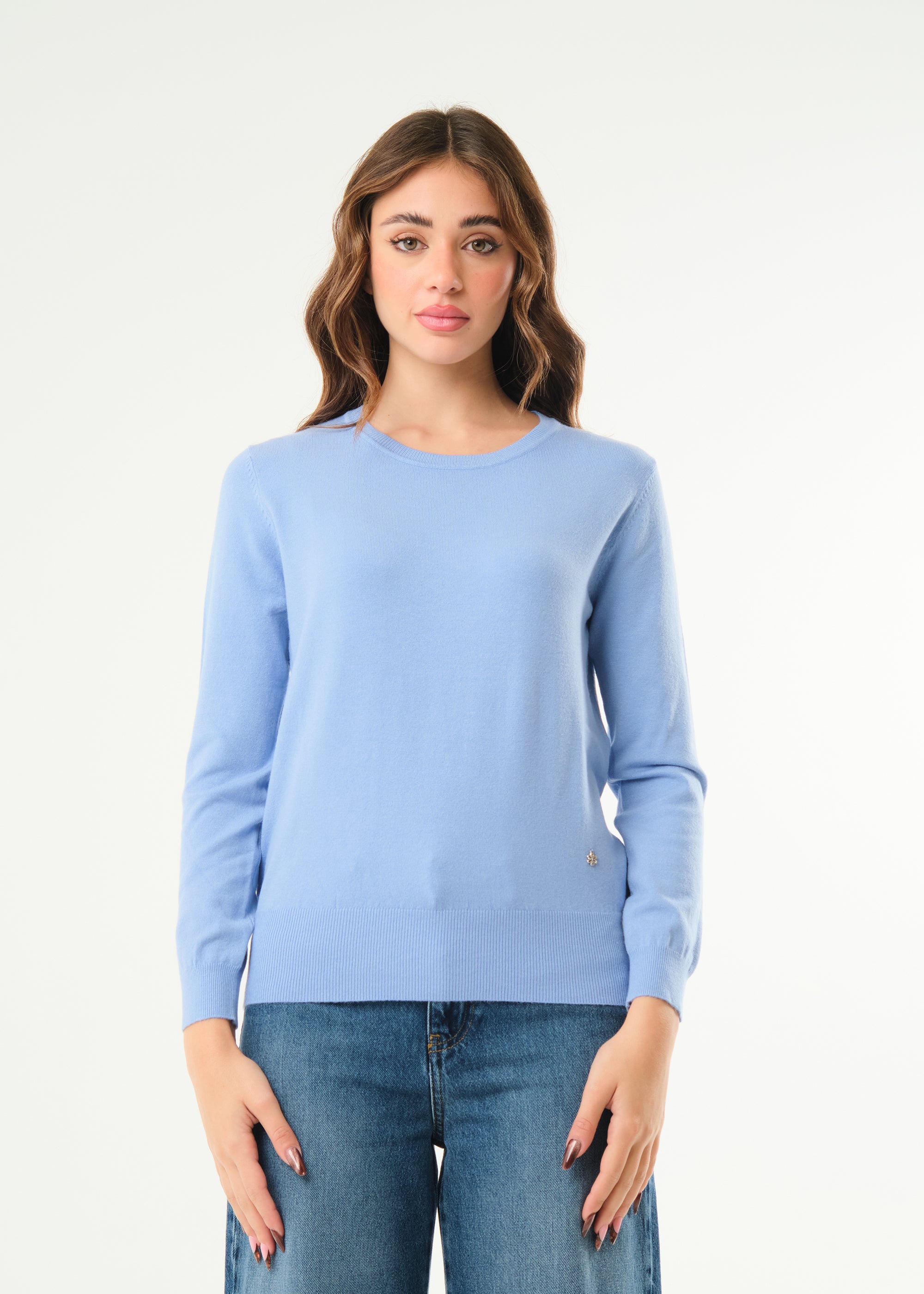 Maglia girocollo basic