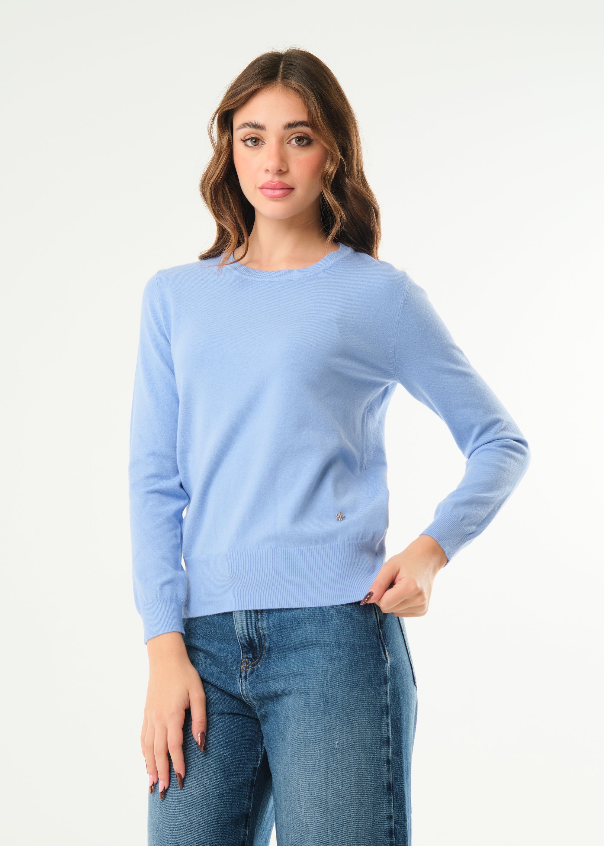 Maglia girocollo basic