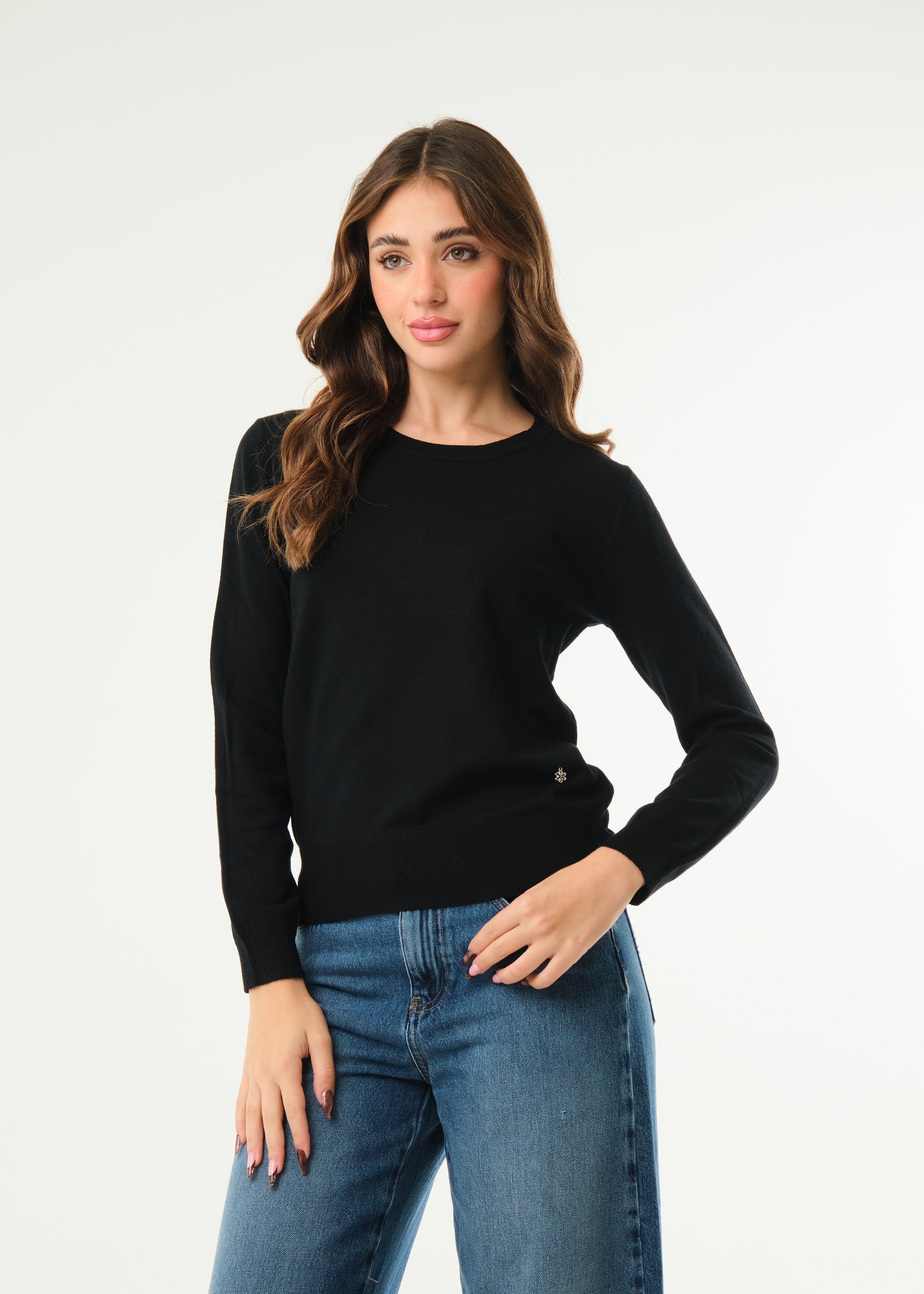 Maglia girocollo basic