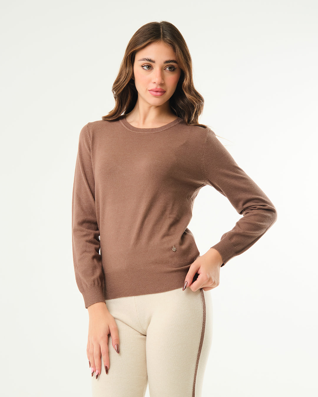 Maglia girocollo basic