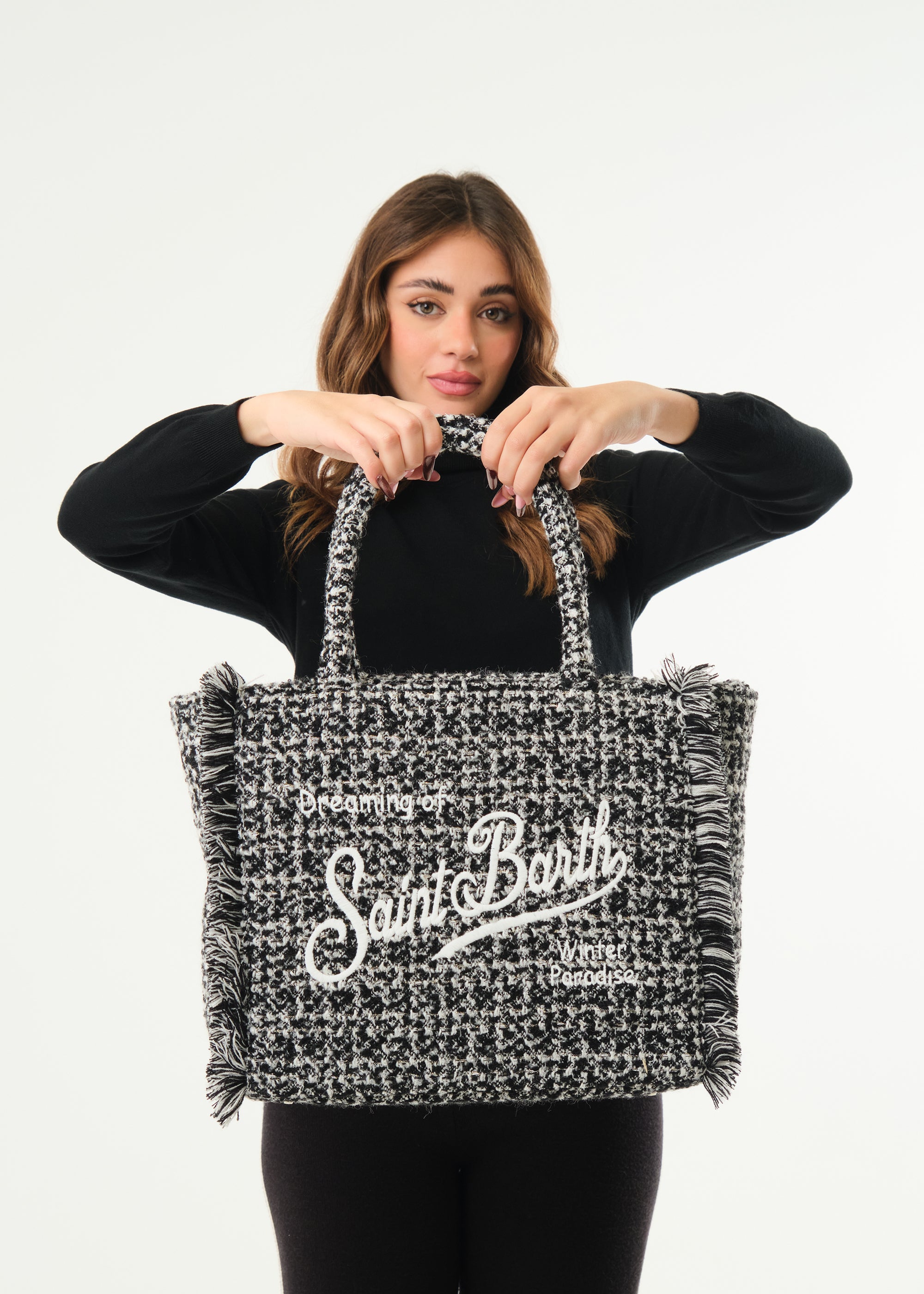 Borsa Vanity Tweed