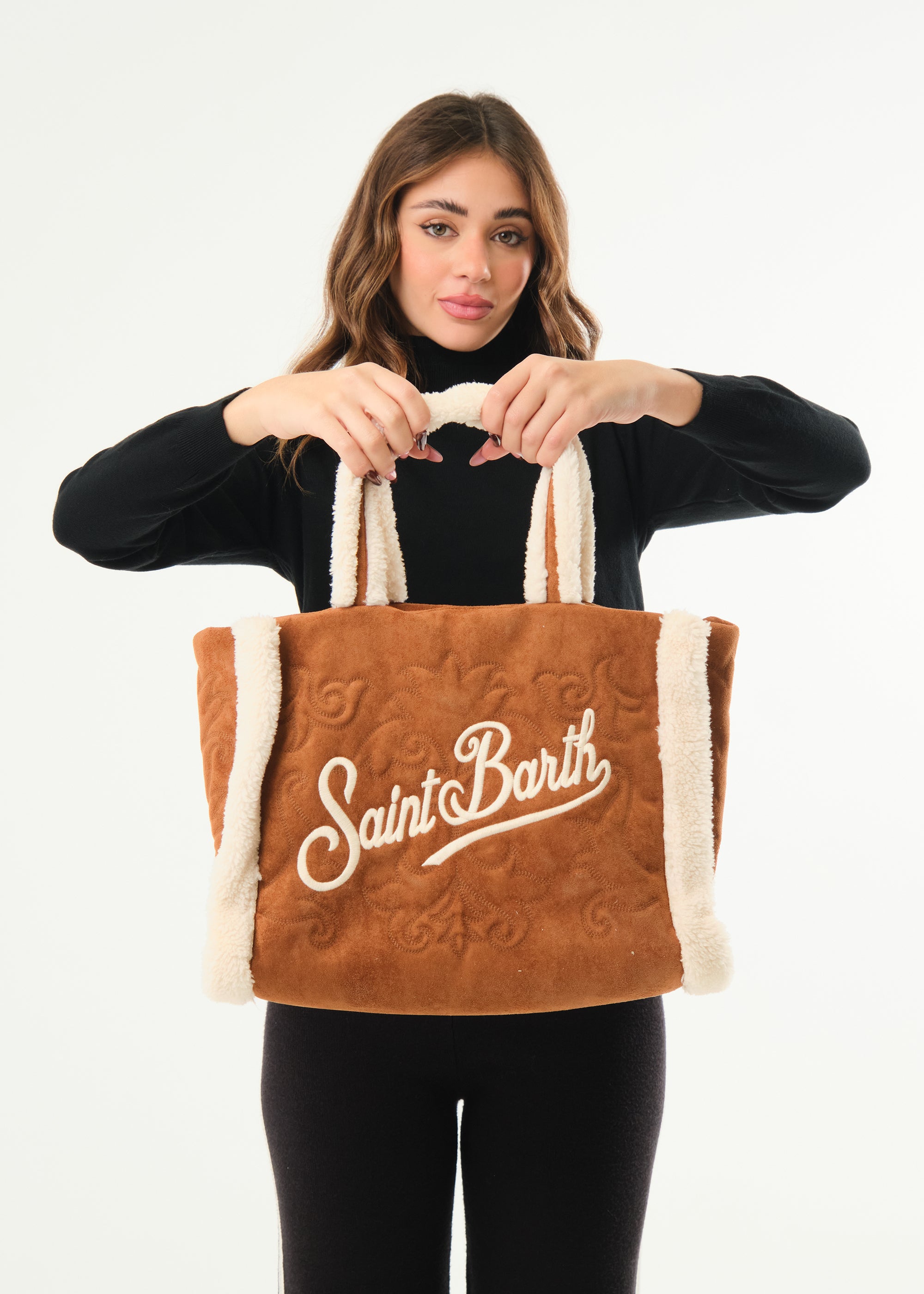 Borsa Vanity Shearling