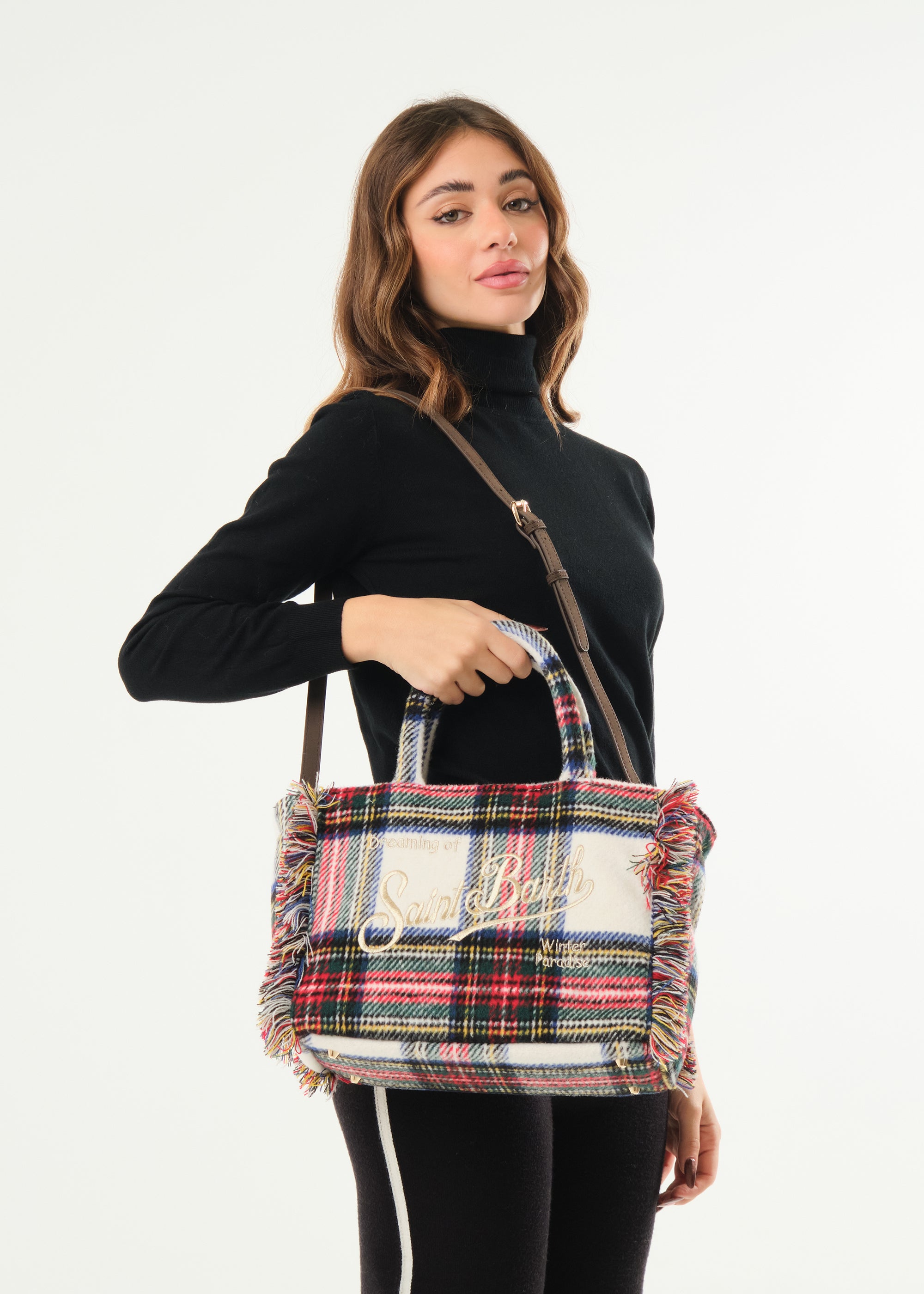 Borsa Colette Wool Tartan
