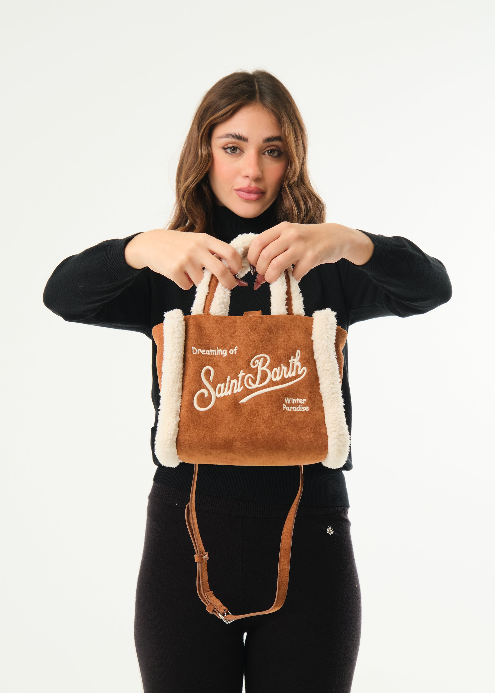 Borsa Vanity Mini Shearling