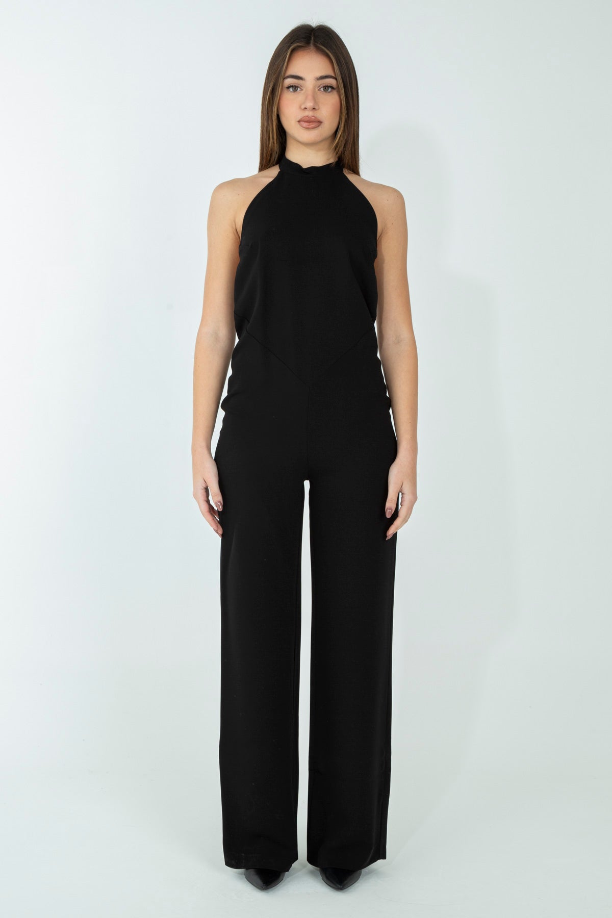 Tuta con scollo americano