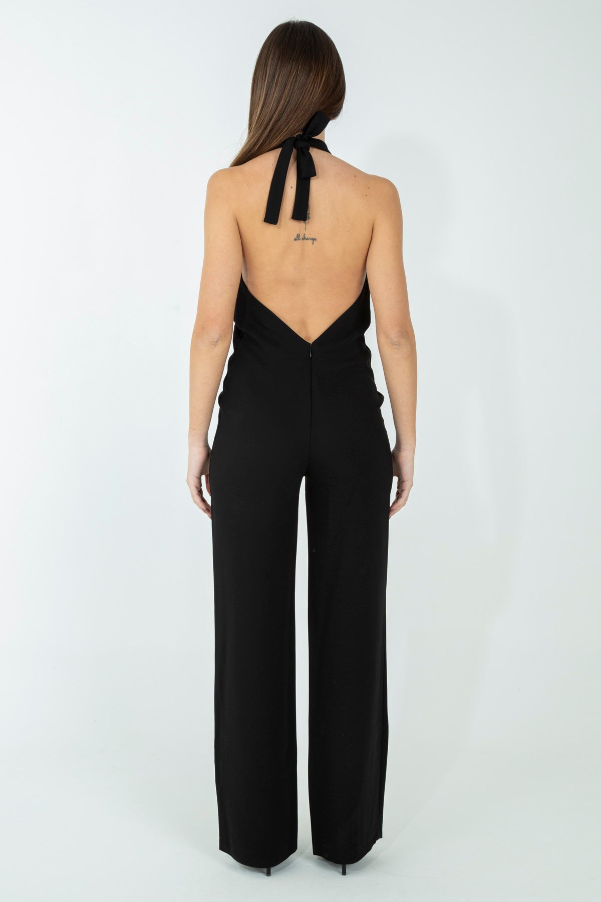 Tuta con scollo americano