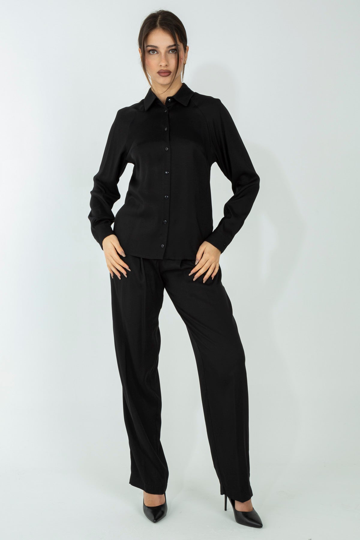 Camicia apertura posteriore