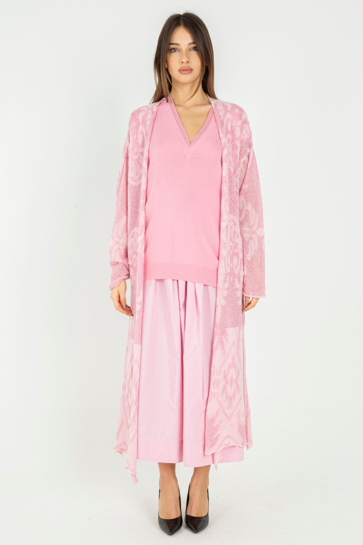 Kimono damascato