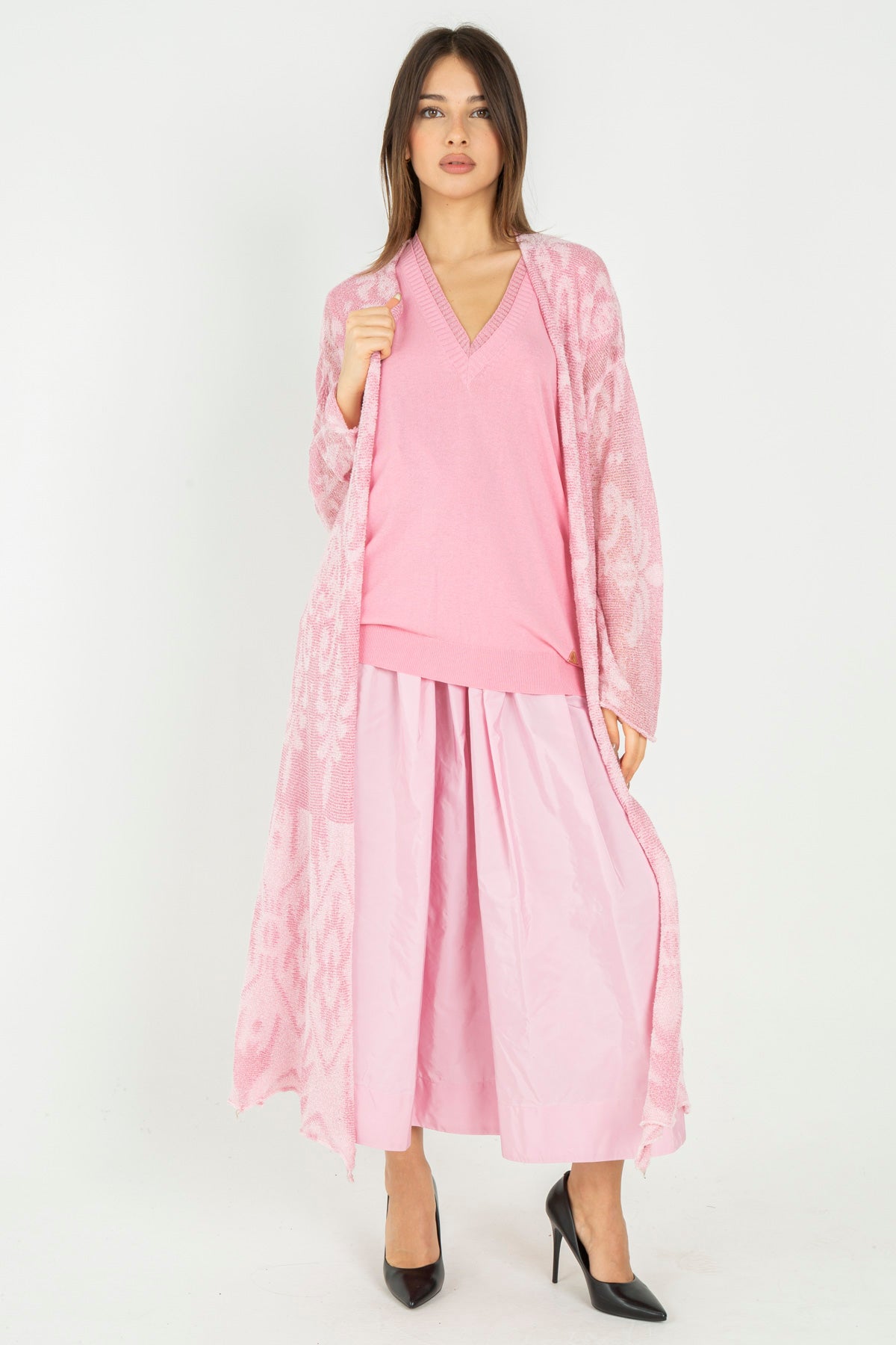 Kimono damascato