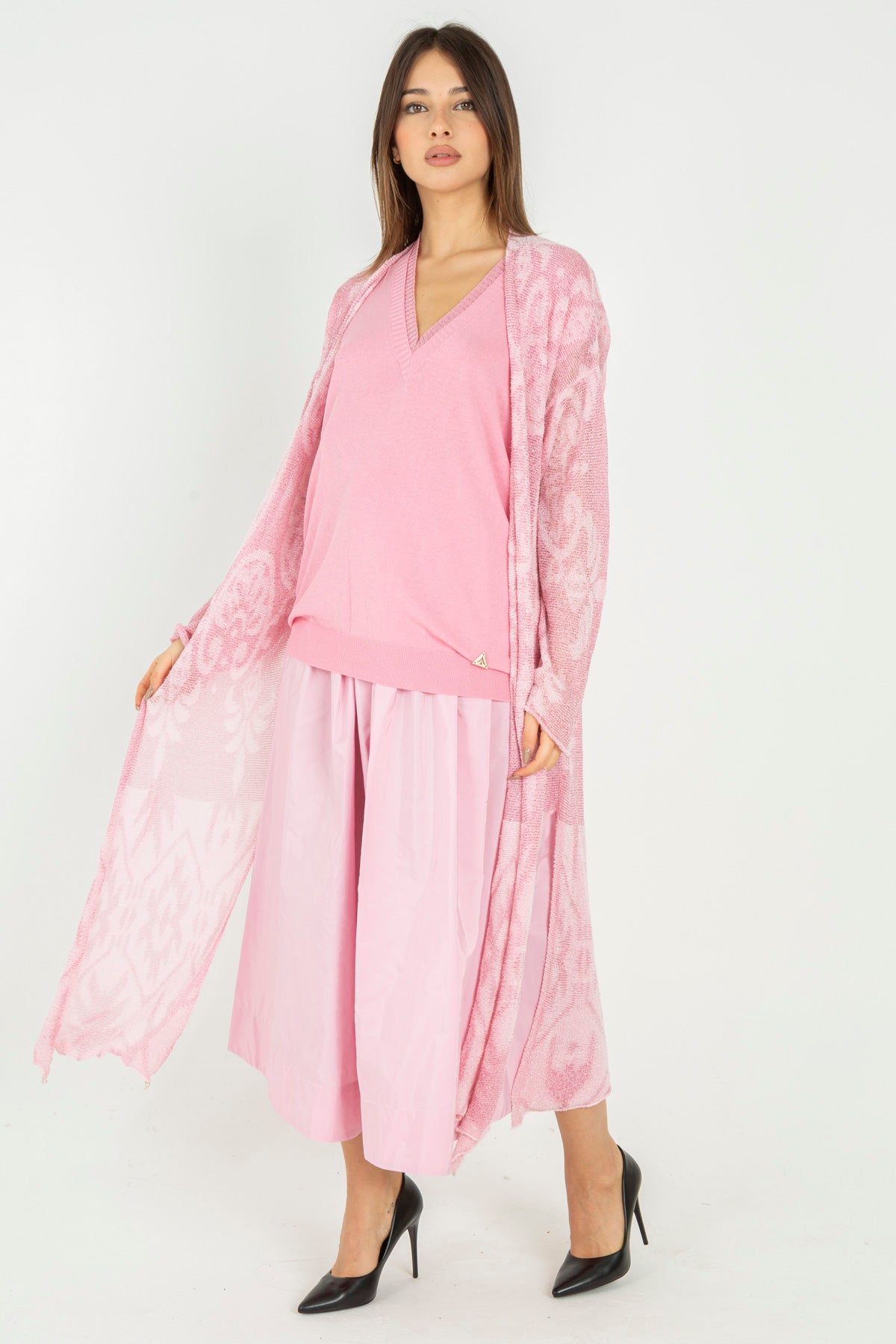 Kimono damascato