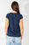 EMMA & GAIA T-shirt in lino a taglio dritto