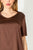 EMMA & GAIA T-shirt in tessuto scivolato