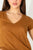 EMMA & GAIA T-shirt in lino a taglio dritto