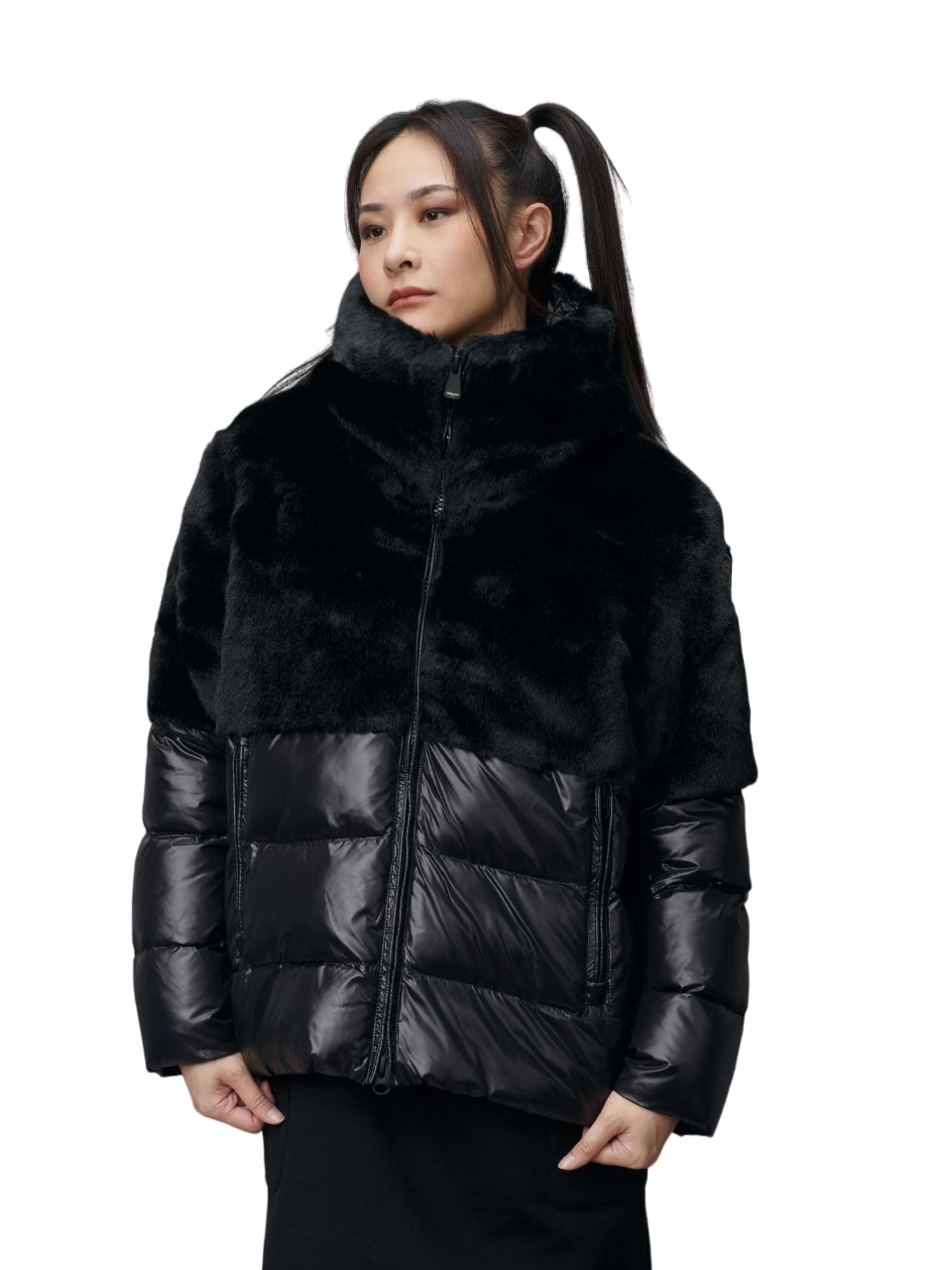 Tacoma eco fur down jacket