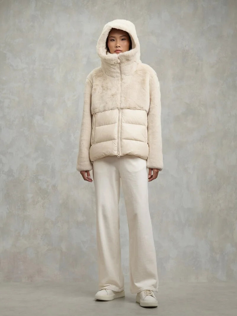 Piumino Fanevil con ecopelliccia