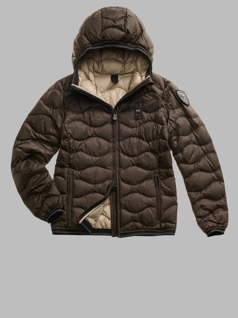 Piumino ad onde Camelia