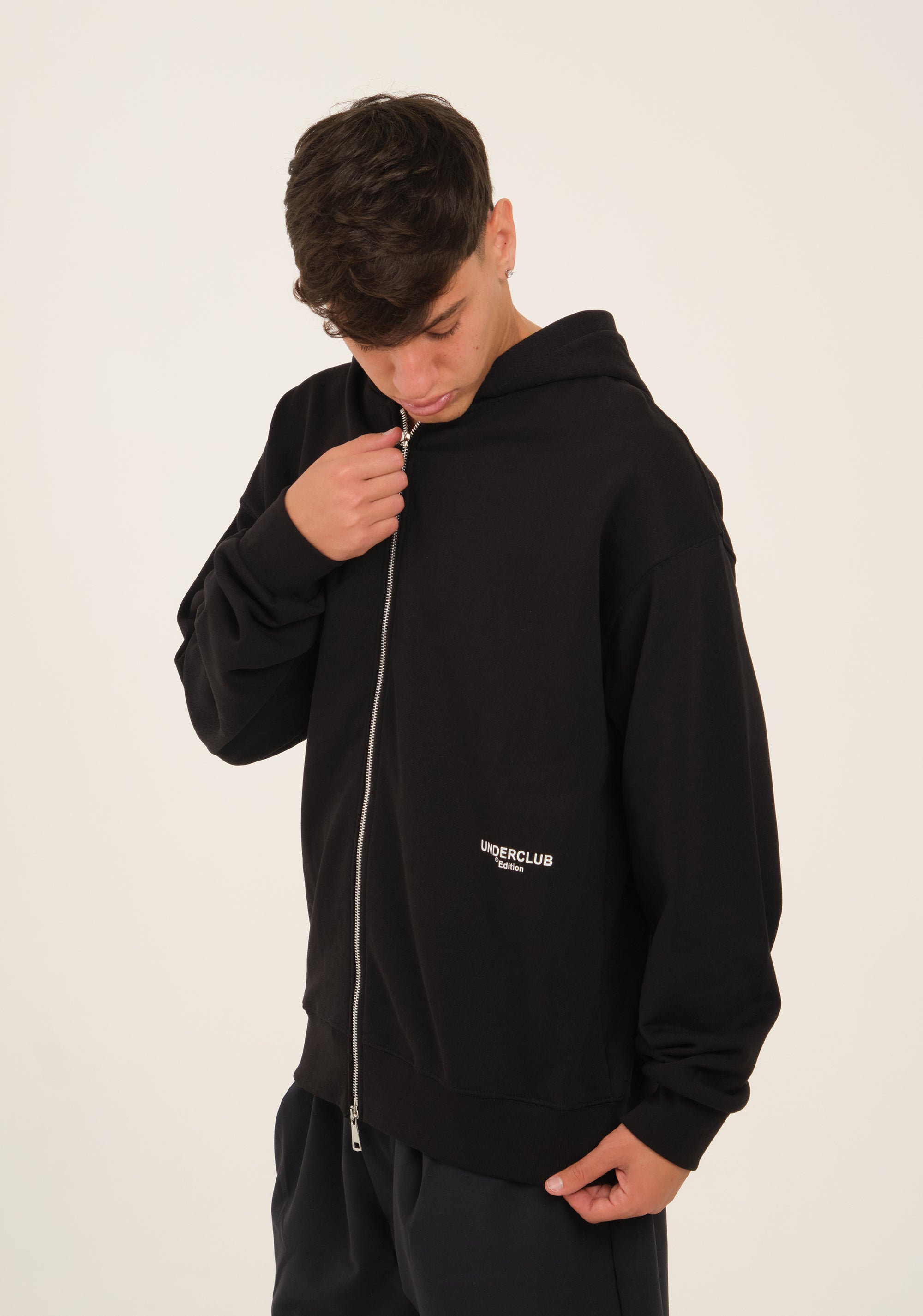 Felpa con zip