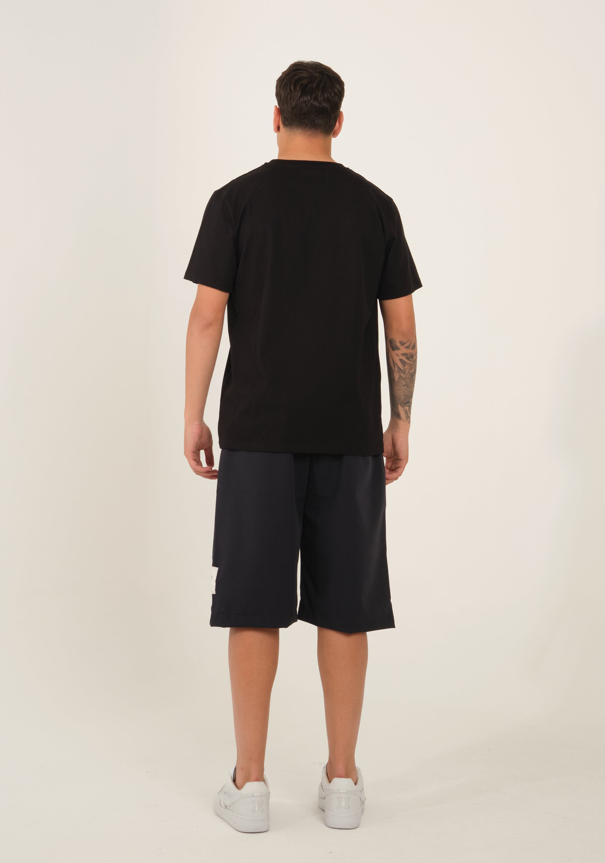 T-shirt con Bandiera USA Ricamata