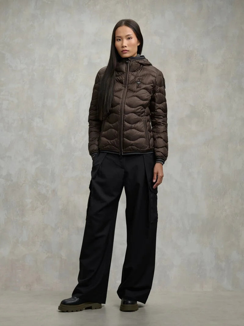 Piumino ad onde Camelia