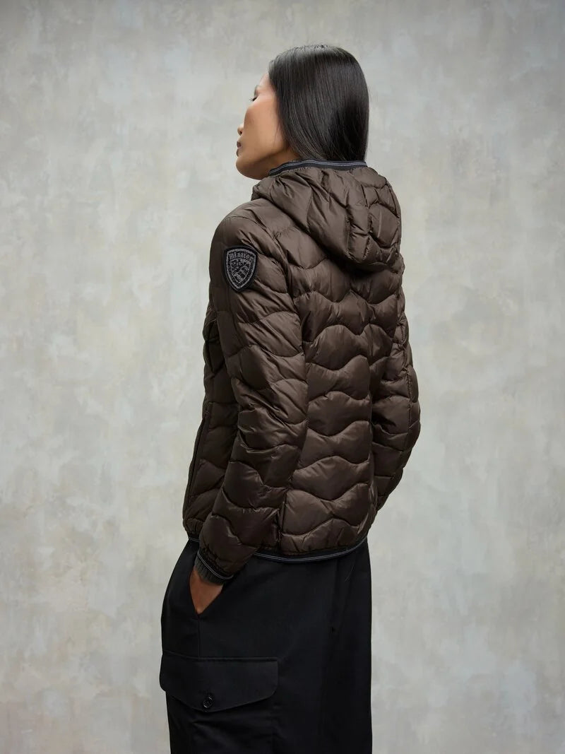 Piumino ad onde Camelia