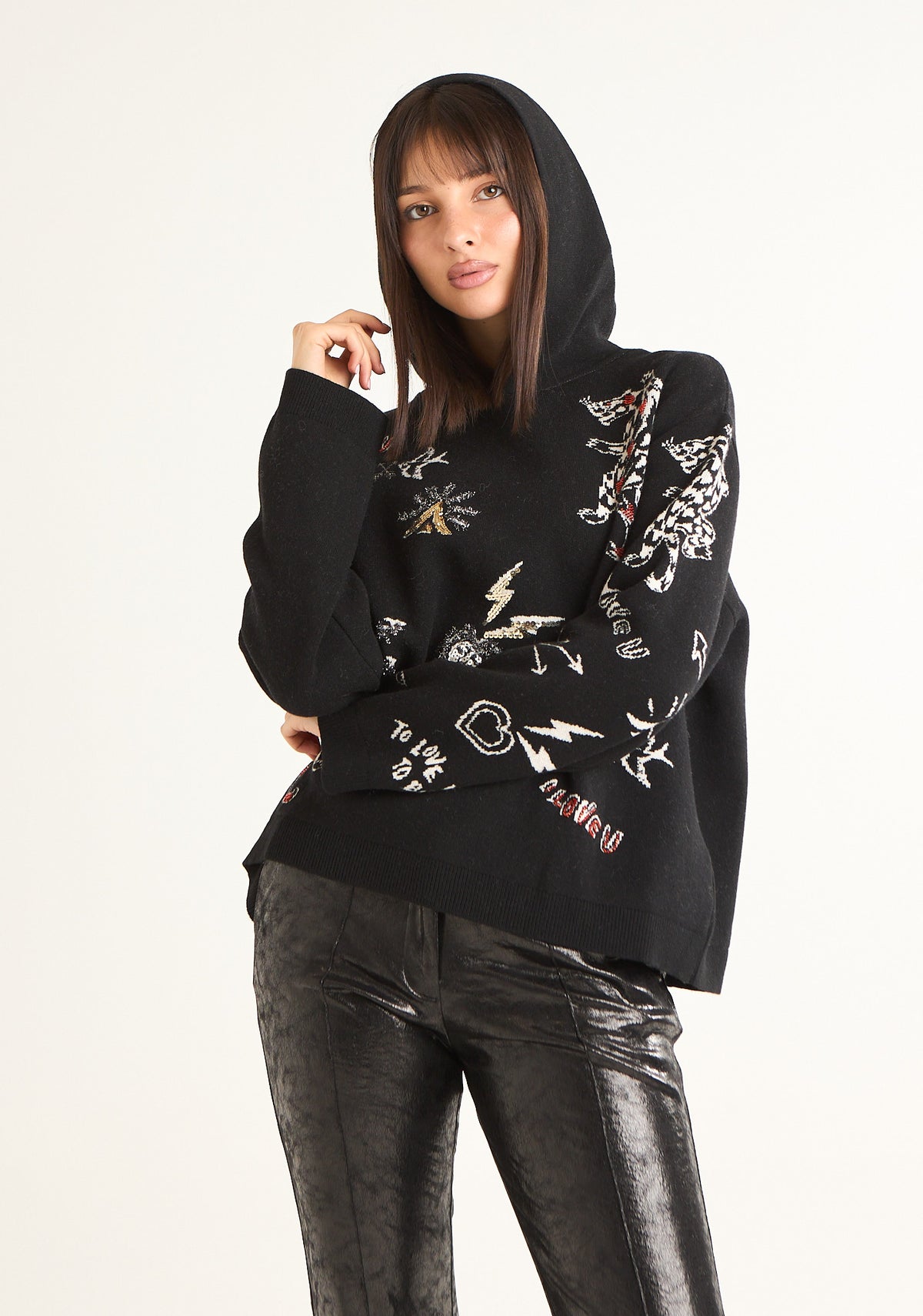 Maglia con ricami