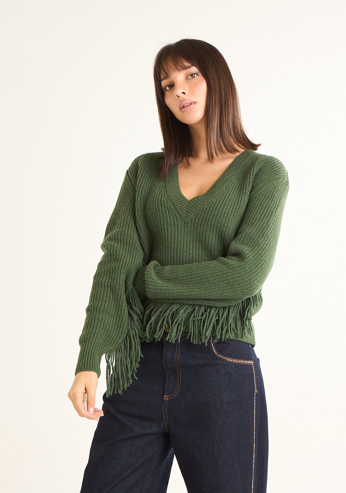 Maglia con frange