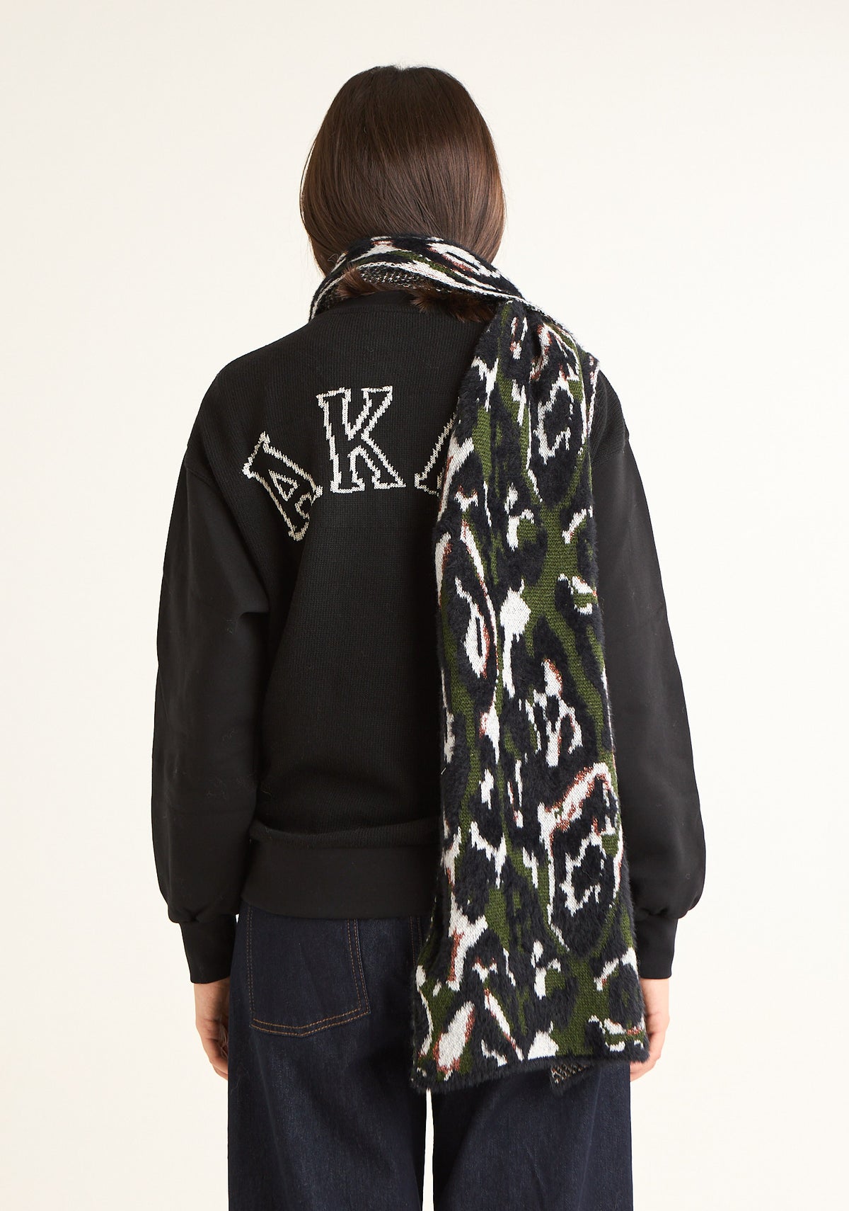 Sciarpa jacquard maculato
