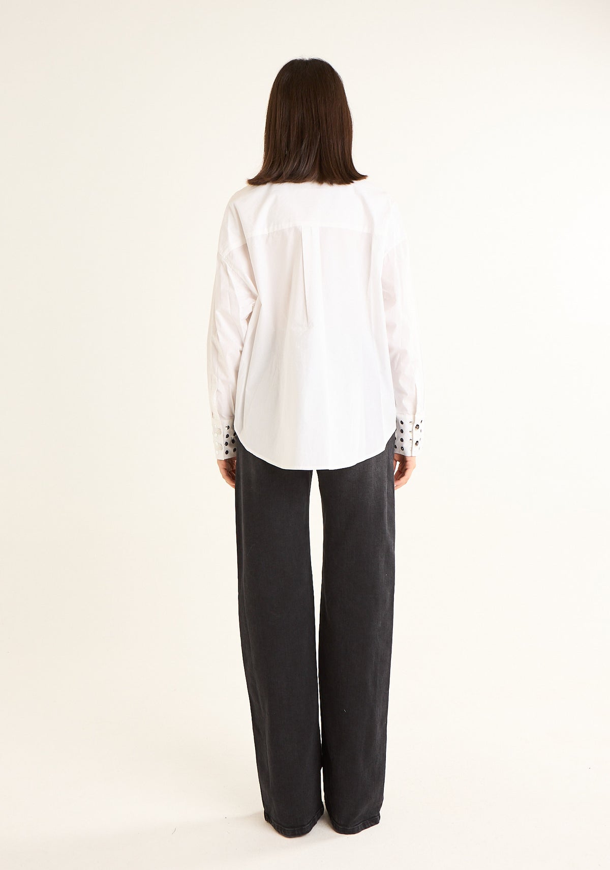 Camicia con borchie