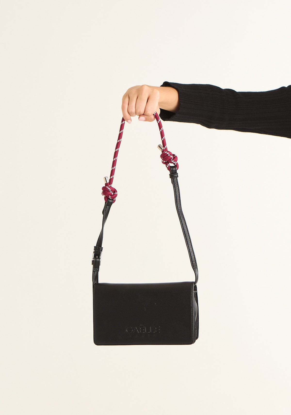 Borsa mini con tracolla in corda