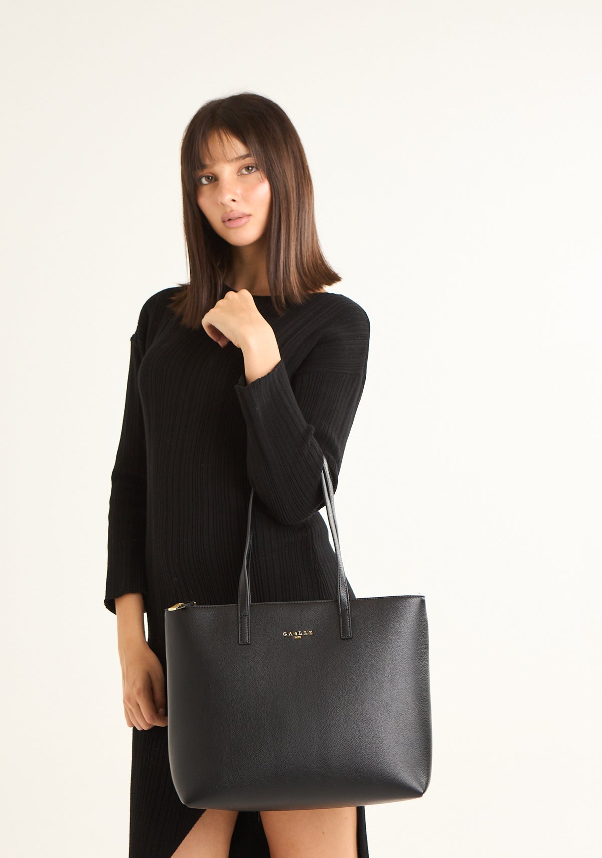 Borsa maxi shopper in bottolato