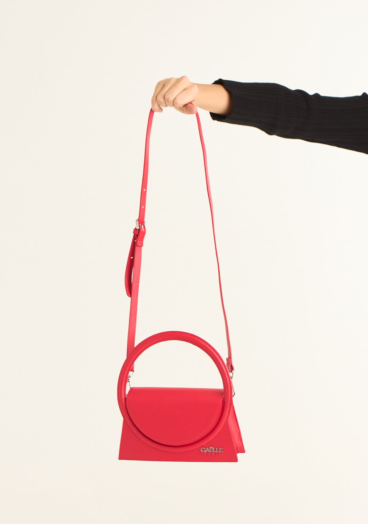 Borsa mini a mano in saffiano