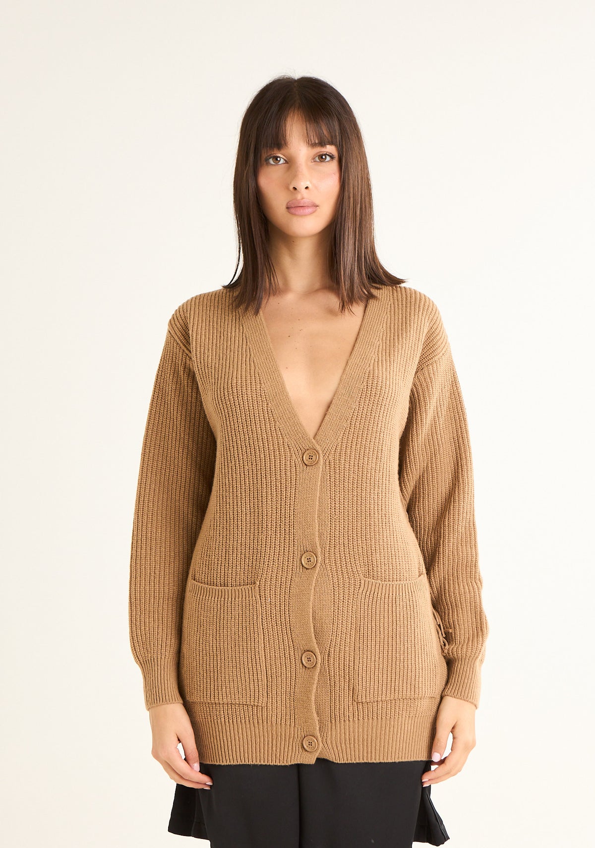 Cardigan con frange