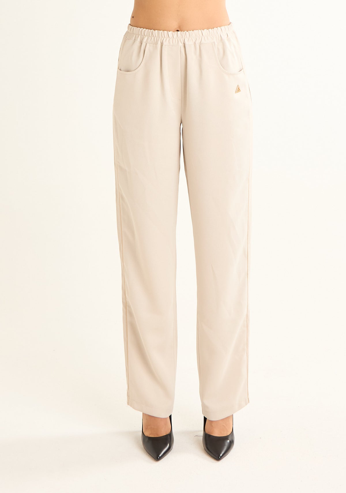 Pantalone morbido profilato