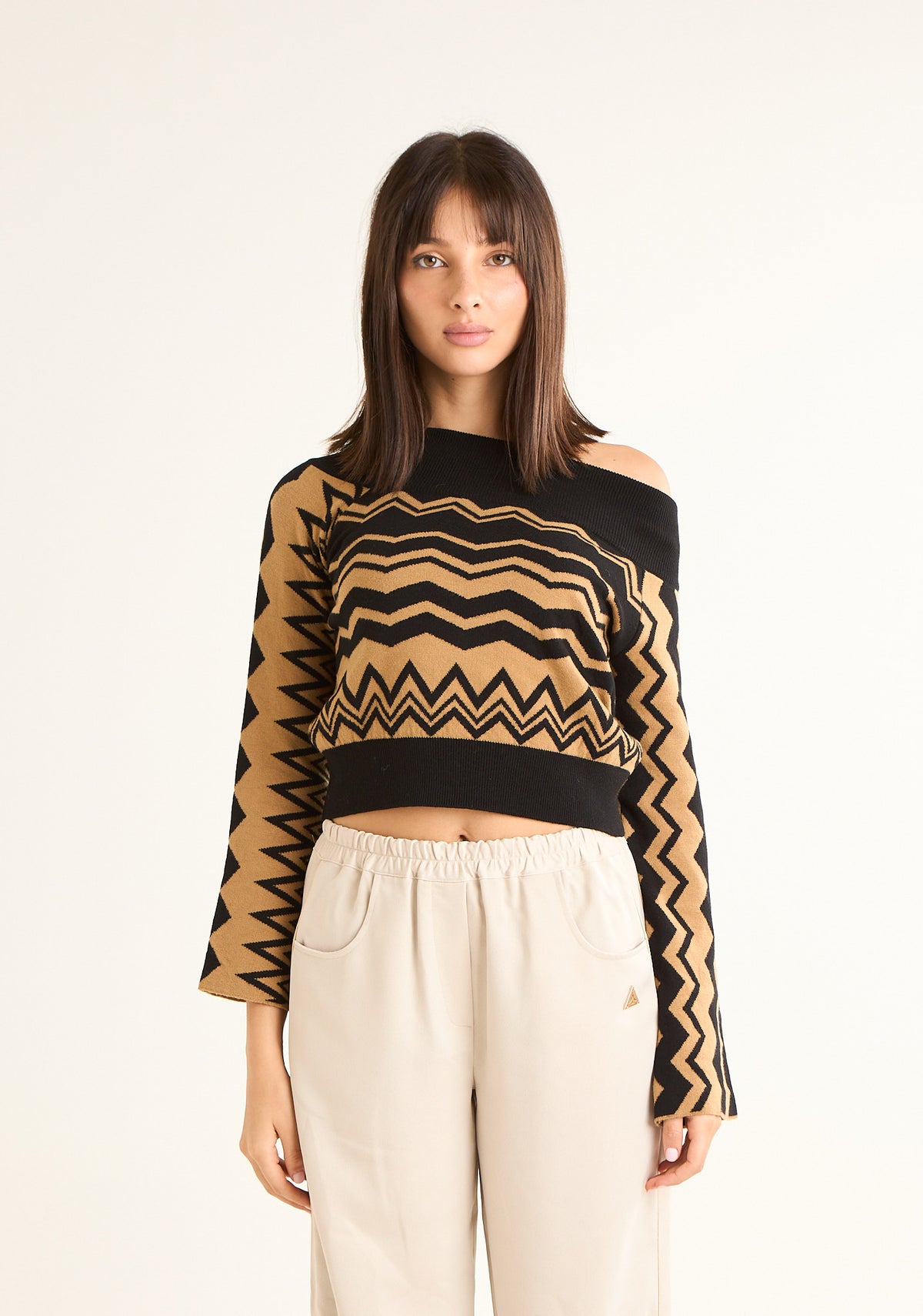 Maglia scollo shiffer