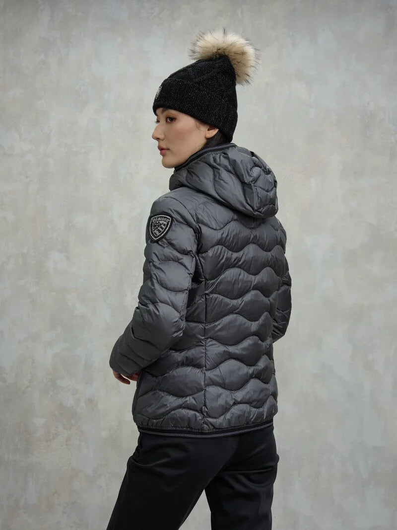 Piumino ad onde Camelia