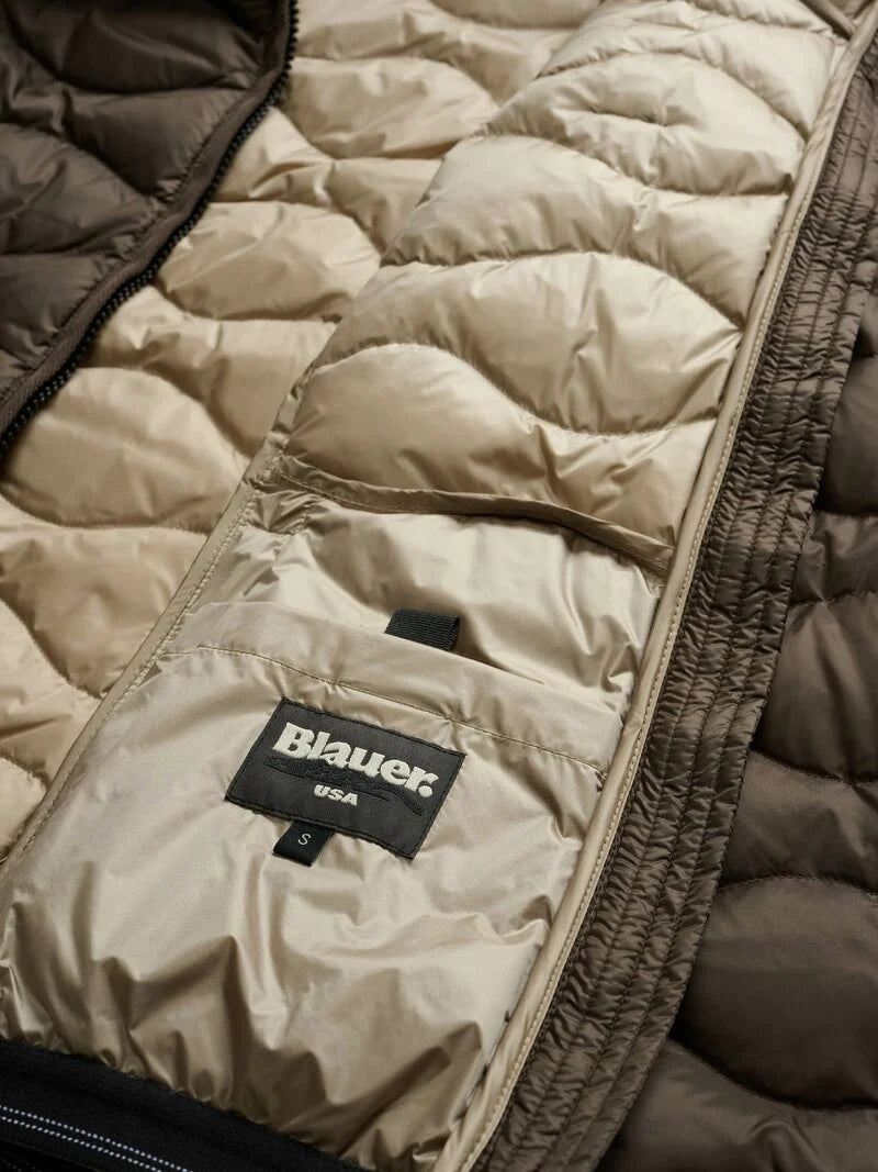 Piumino ad onde Camelia