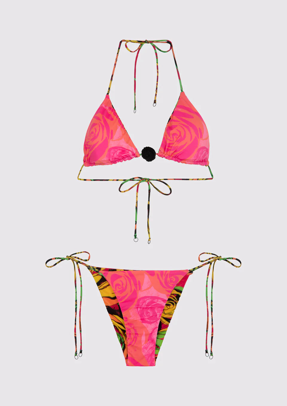 Costume bikini triangolo e slip brasiliano reversibile