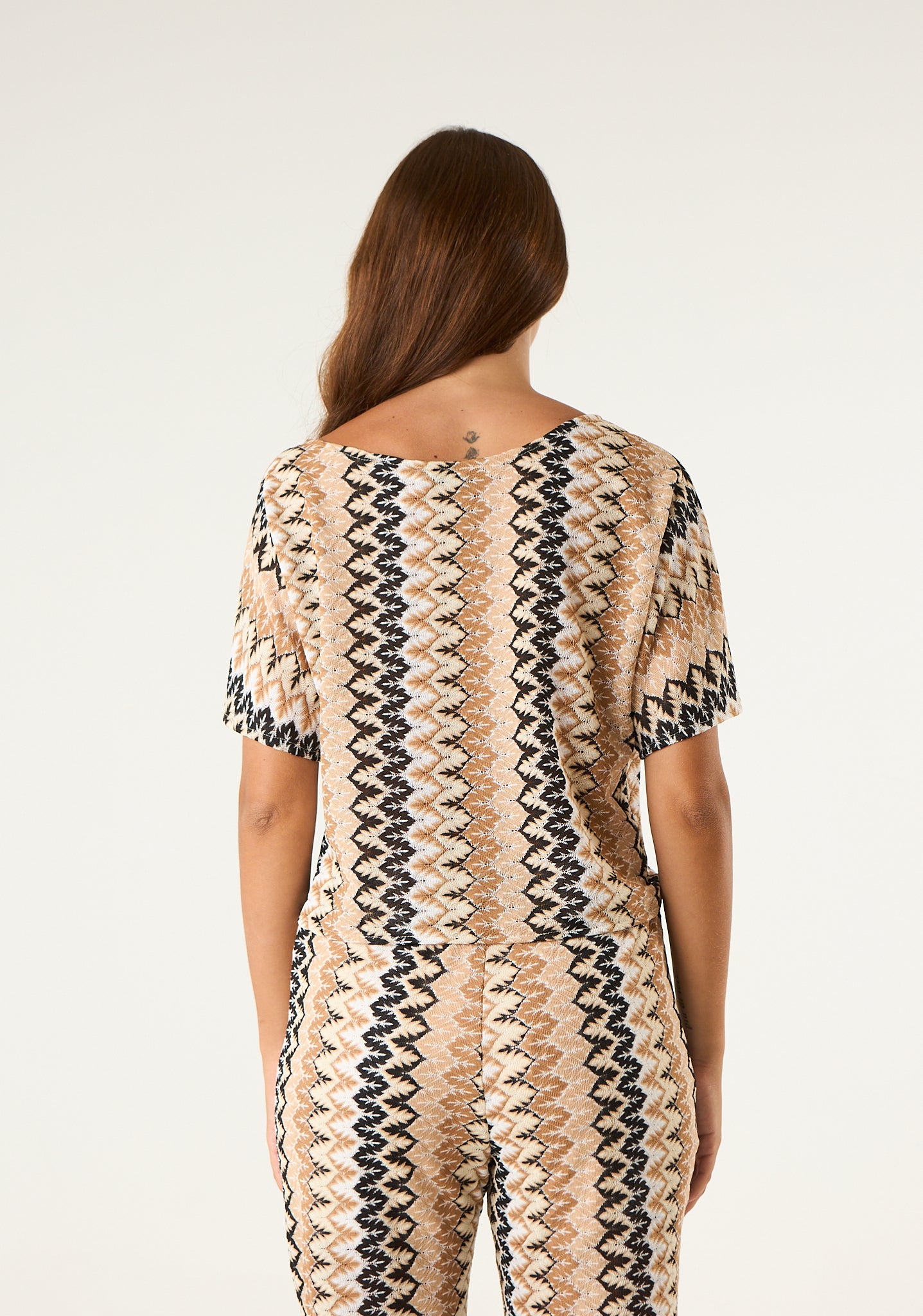 Maglia a motivo chevron