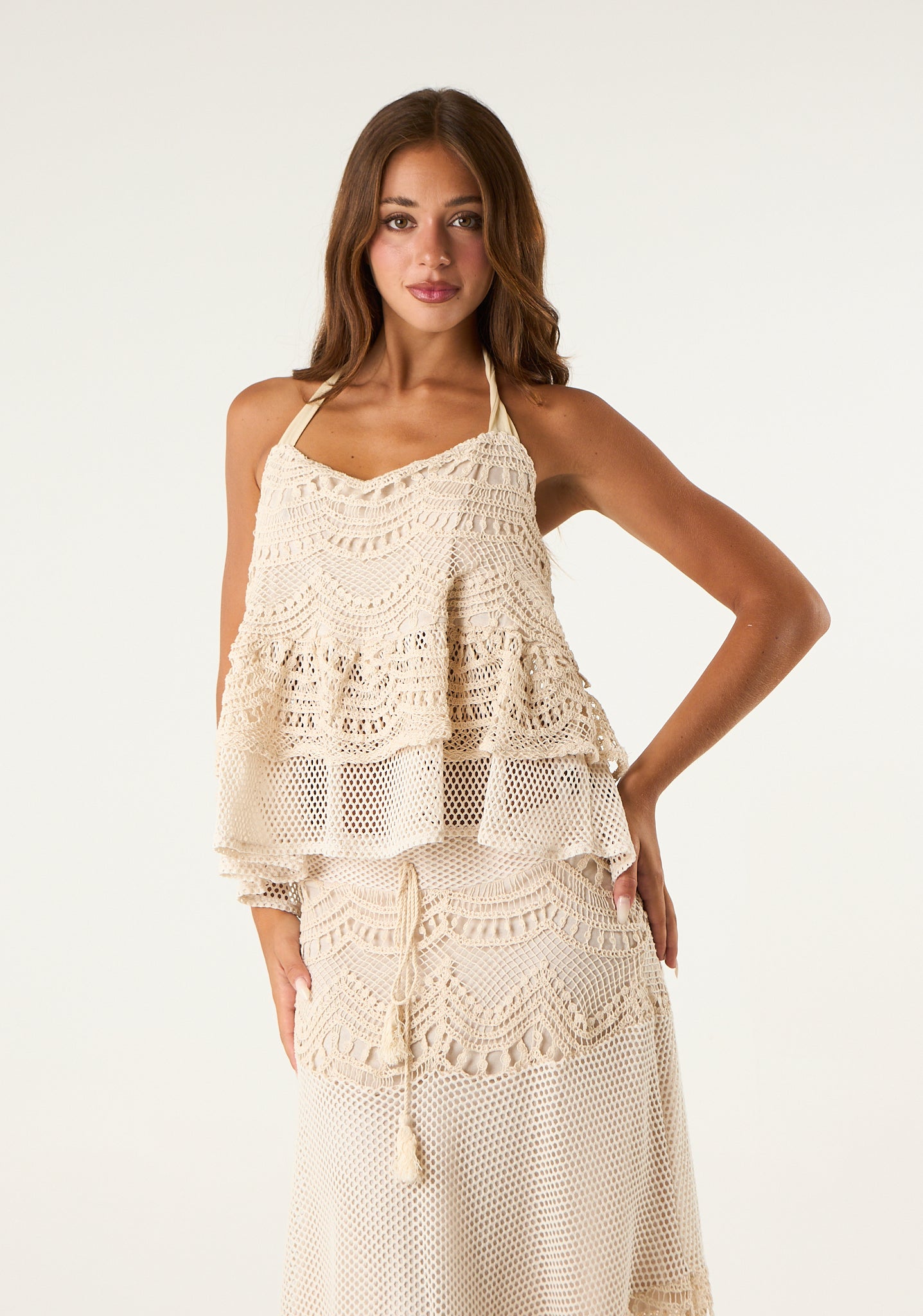 Top in macramè