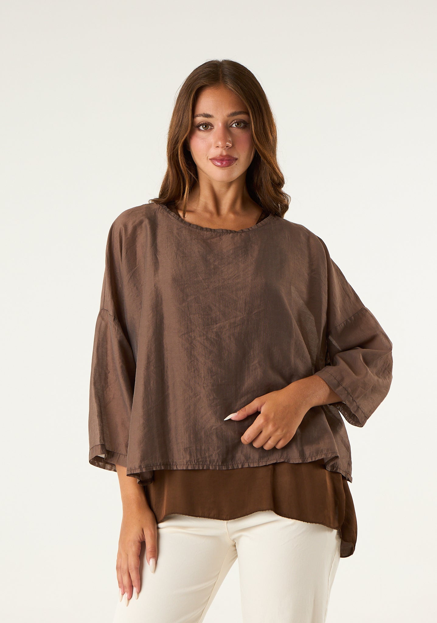 Maglia in look doppiato