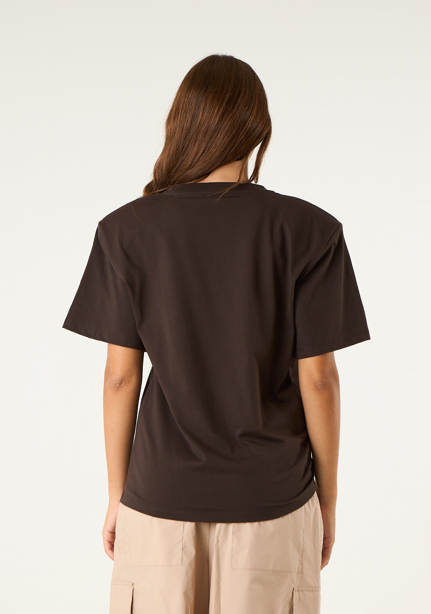 T-shirt con arriccio laterale