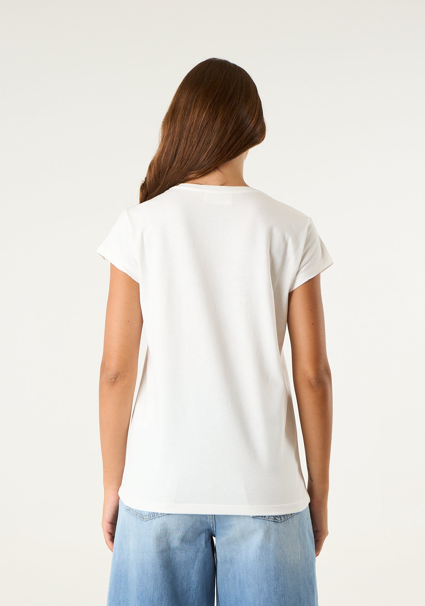 T-shirt con stampa frontal
