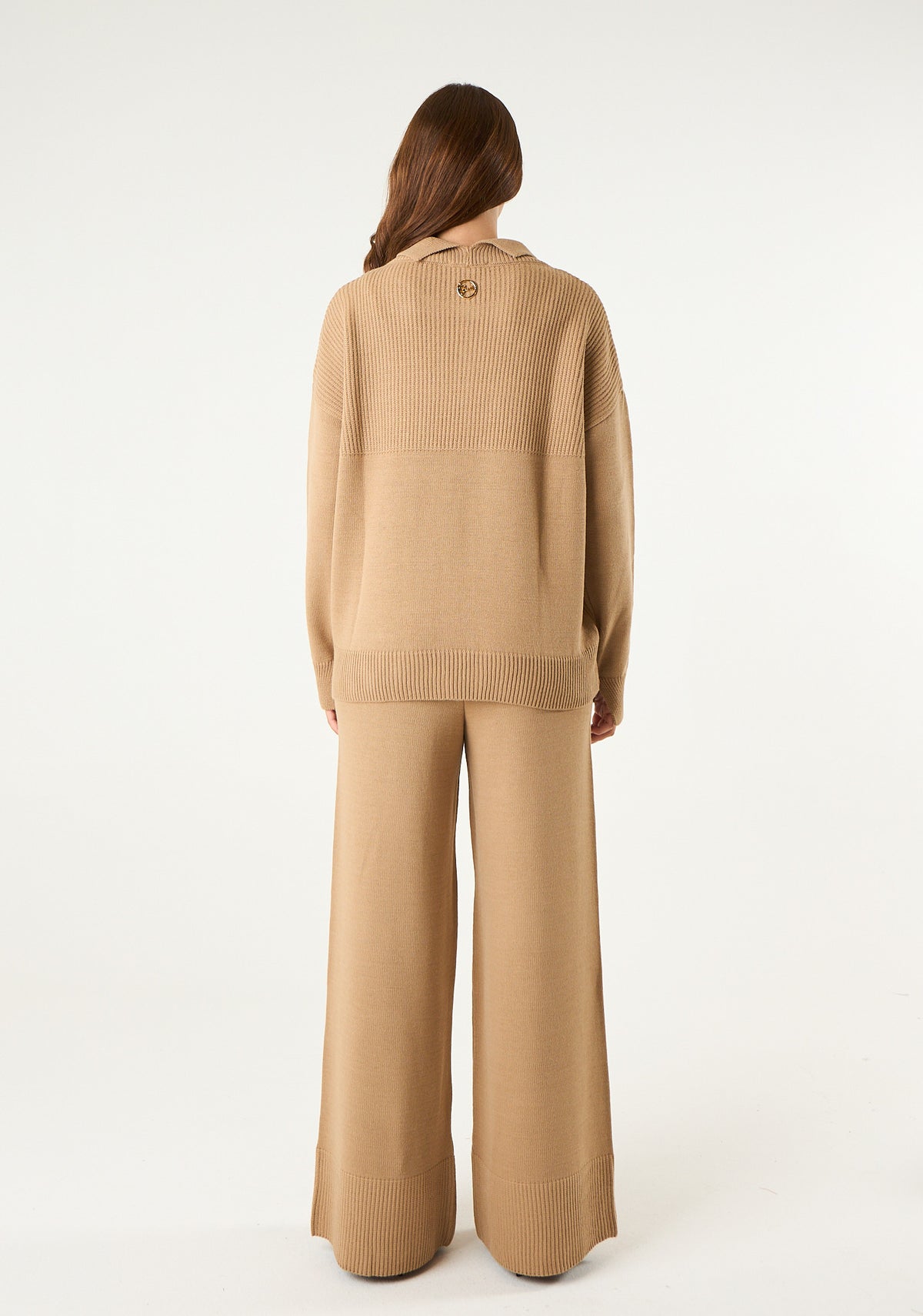 Pullover in maglia rasata